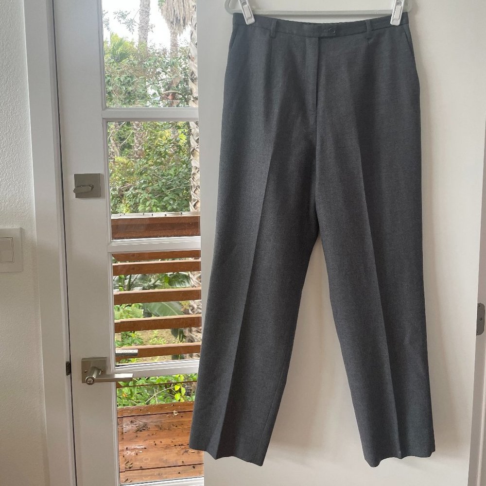 Pendleton Wool Trouser Pants‎ in Charcoal Grey, Size 14